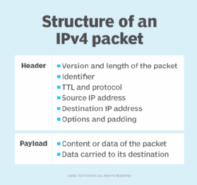 Struktura síťového paketu