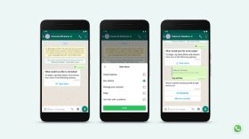 An interaction in WhatsApp
