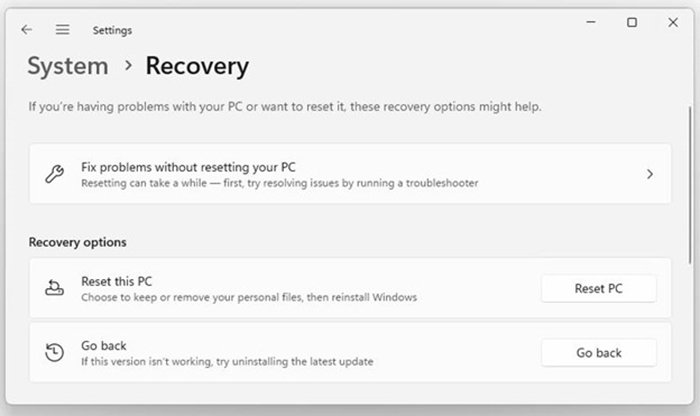 How To Perform A Factory Reset On A Windows 11 Desktop TechTarget   Windows 11 Reset 1 H 