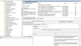 Alt text: Screenshot of the Group Policy interface showing the command to disable UDP connection.