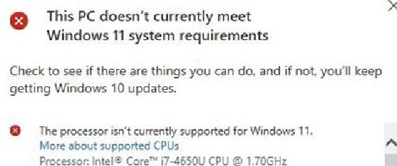 These Intel CPUs Will No Longer Be Compatible with Windows 11!