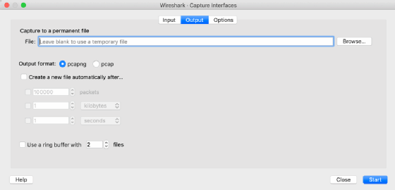 wireshark sniff network traffic