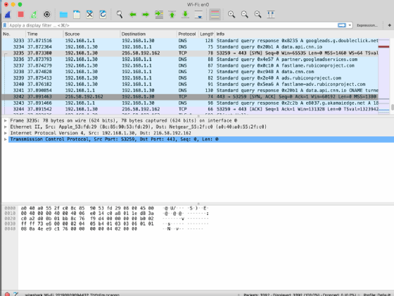 wireshark packet