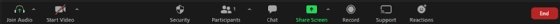 Screenshot of how to invite Zoom participants from desktop