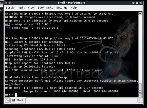 nMap within Metasploit; Basic metasploit tutorial