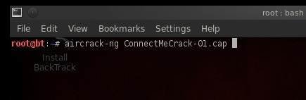 crack wep password using aircrack