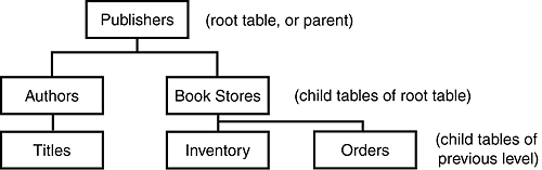 hierarchical database example