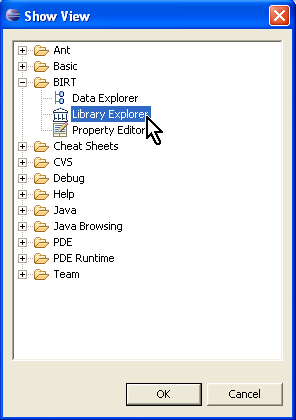 select Library Explorer