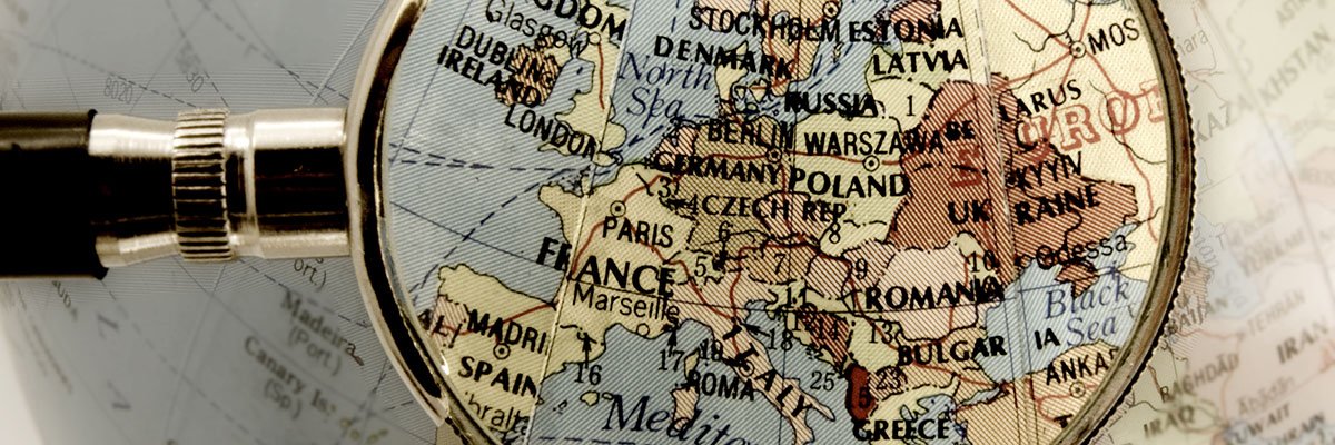 Europe map adobe