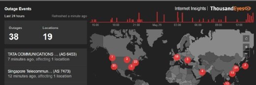 Summit Broadband Outage Map Cisco Eyes Up Thousandeyes Purchase