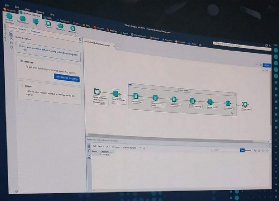 Pipeline ML généré par Alteryx Designer