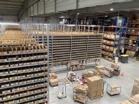 Photo de l'entrepôt d'Evernex à Massy.