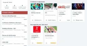 Propositions de formations dans le LMS Cornerstone de Nestlé